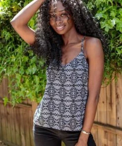 Timeless London Batwing Cami Chiffon Strappy Loose Fit Top Clothing