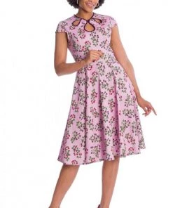 Banned Summer Berry Fit And Flare Dress Purple