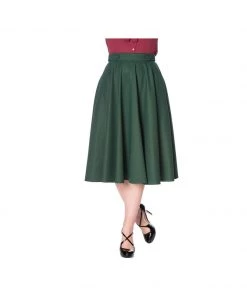 New Arrivals And Restocks Banned Di Di 50's Swing Skirt With Pockets In Forest Green 7 New Arrivals And Restocks Banned Di Di 50's Swing Skirt With Pockets In Forest Green