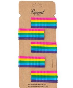 New Arrivals And Restocks Banned Rainbow Bobby Pins 50 Pack