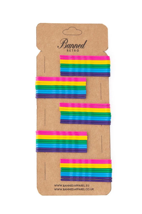 New Arrivals And Restocks Banned Rainbow Bobby Pins 50 Pack 1 New Arrivals And Restocks Banned Rainbow Bobby Pins 50 Pack