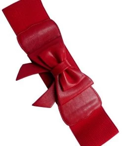 New Arrivals And Restocks Banned Play It Right Stretch Elastic Belt In Red