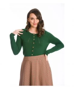 Banned Nina Vintage Inspired Cardigan In Green New Arrivals And Restocks
