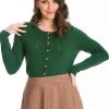 Banned Nina Vintage Inspired Cardigan In Green New Arrivals And Restocks