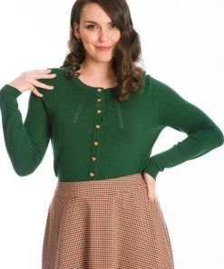 Banned Nina Vintage Inspired Cardigan In Green New Arrivals And Restocks