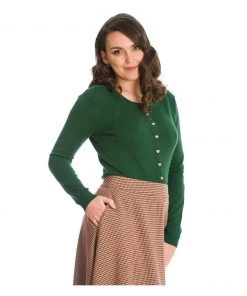 Banned Nina Vintage Inspired Cardigan In Green New Arrivals And Restocks