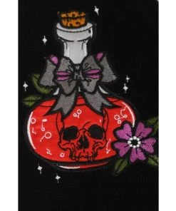 Banned RIP Emboridered Cardigan With Poison Bottles Winter 12 Banned RIP Emboridered Cardigan With Poison Bottles Winter