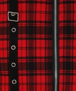 Banned Tartan Nights Mini Dress In Red Tartan Winter 12 Banned Tartan Nights Mini Dress In Red Tartan Winter