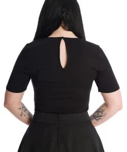 Banned Skeleton Heart Hands Top In Black 12 Banned Skeleton Heart Hands Top In Black