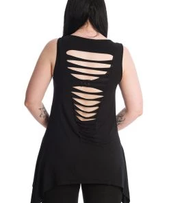 Banned Made For Each Other Asymmetric Hem Top With Back Cut Outs Frankie And Bride Clothing