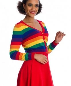 Banned Love Wins Cardigan In Rainbow Colors
