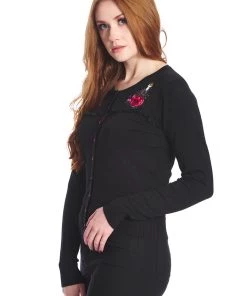 Banned RIP Emboridered Cardigan With Poison Bottles Winter 17 Banned RIP Emboridered Cardigan With Poison Bottles Winter