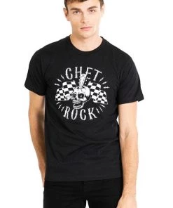 Chet Rock/ Hell Bunny Guitar Head Short Sleeve T-Shirt