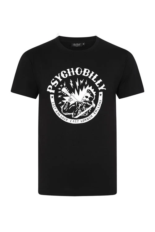 Clothing Chet Rock/ Hell Bunny Psychobilly Short Sleeve T-Shirt 5 Clothing Chet Rock/ Hell Bunny Psychobilly Short Sleeve T-Shirt