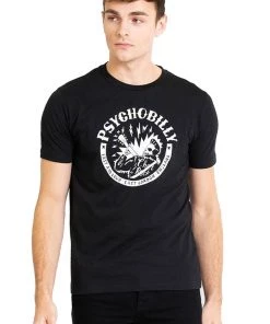 Clothing Chet Rock/ Hell Bunny Psychobilly Short Sleeve T-Shirt