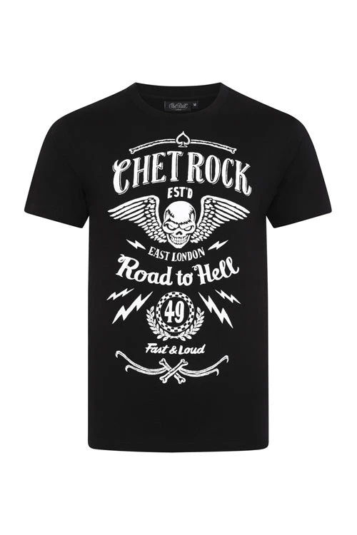Chet Rock/ Hell Bunny Road To Hell Short Sleeve T-Shirt 5 Chet Rock/ Hell Bunny Road To Hell Short Sleeve T-Shirt