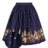 Collectif Jasmine Swing Skirt In Magic Potions Clothing