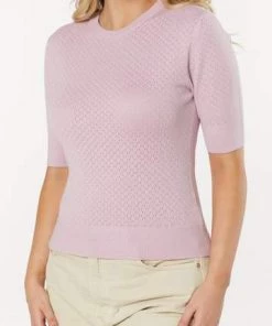 Timeless London Daisy Knit Top In Lavender - I'm Eco-Friendly! 13 Timeless London Daisy Knit Top In Lavender - I'm Eco-Friendly!