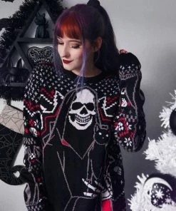 Killstar Catmas Knit Sweater Winter