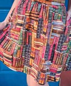 Retrolicious A-Line Skirt In Don't Judge A Book By Its Cover 7 Retrolicious A-Line Skirt In Don't Judge A Book By Its Cover