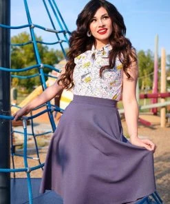 New Arrivals And Restocks Retrolicious Bow Top In Math Rules Print