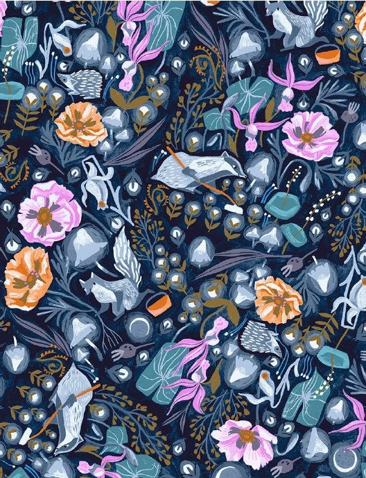 Retrolicious Midi Dress In Forest Friends Print 5 Retrolicious Midi Dress In Forest Friends Print