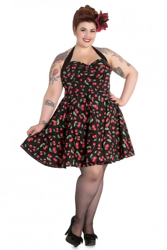 Hell Bunny Cherry Pop Mini Dress Clothing 2 Hell Bunny Cherry Pop Mini Dress Clothing