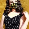 Retrolicious Honey Hives Face Mask Officewear