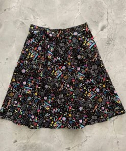 New Arrivals And Restocks Retrolicious A-Line Skirt In Science Print