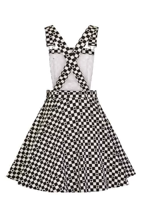 Winter Hell Bunny Pokerface Pinafore Dress 7 Winter Hell Bunny Pokerface Pinafore Dress