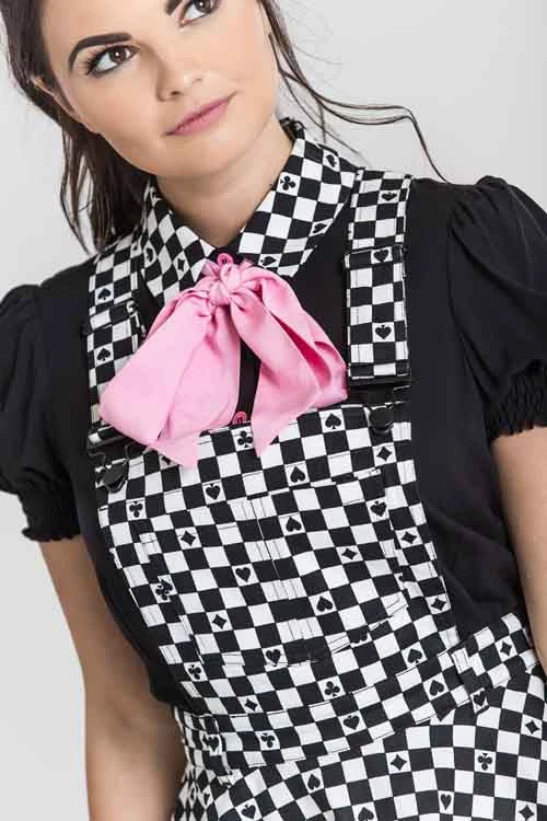 Winter Hell Bunny Pokerface Pinafore Dress 4 Winter Hell Bunny Pokerface Pinafore Dress