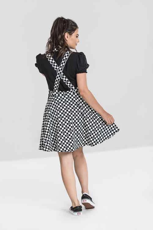 Winter Hell Bunny Pokerface Pinafore Dress 5 Winter Hell Bunny Pokerface Pinafore Dress