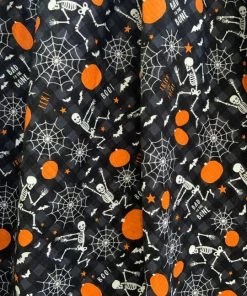 Retrolicious Vintage Dress In Glow In The Dark Dancing Bones Skeleton Print 8 Retrolicious Vintage Dress In Glow In The Dark Dancing Bones Skeleton Print