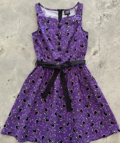 New Arrivals And Restocks Retrolicious Ida Dress In Scaredy Cat Print Purple And Polkadot 12 New Arrivals And Restocks Retrolicious Ida Dress In Scaredy Cat Print Purple And Polkadot
