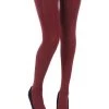 Pamela Mann Hosiery 50 Denier Opaque Pantyhose In Burgundy Winter