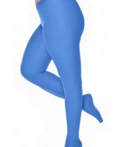 Pamela Mann Hosiery Curvy Super-Stretch 50 Denier Tights In Cobalt Blue New Arrivals And Restocks