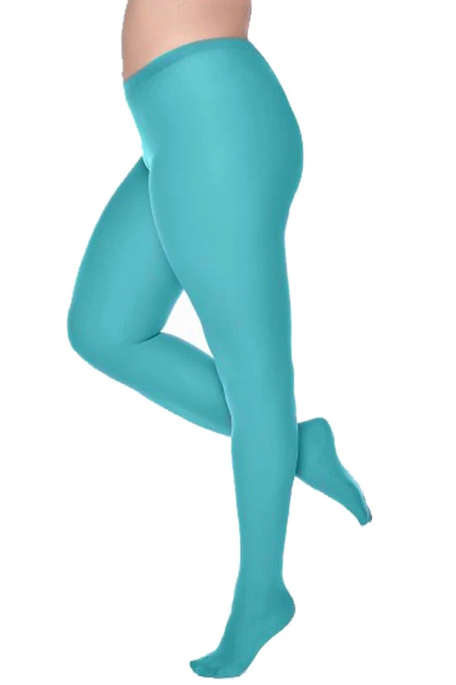 Pamela Mann Hosiery Curvy Super-Stretch 50 Denier Tights In Aqua Winter 1 Pamela Mann Hosiery Curvy Super-Stretch 50 Denier Tights In Aqua Winter