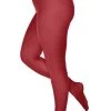 Pamela Mann Hosiery Curvy Super-Stretch 50 Denier Tights In Burgundy Winter