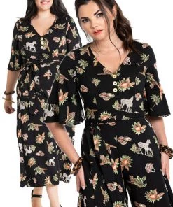 Hell Bunny Messina Jumpsuit Clothing