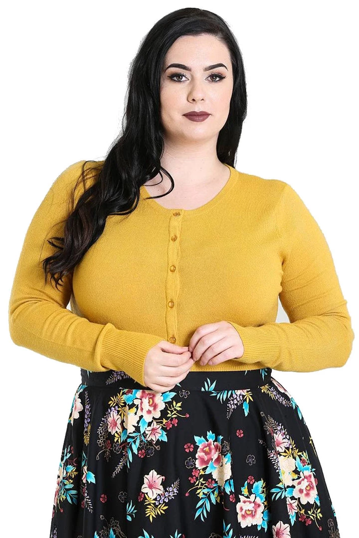 Hell Bunny Paloma Cardigan In Mustard New Arrivals And Restocks 1 Hell Bunny Paloma Cardigan In Mustard New Arrivals And Restocks