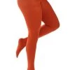 Pamela Mann Hosiery Curvy Super-Stretch 90 Denier Tights In Rust Orange
