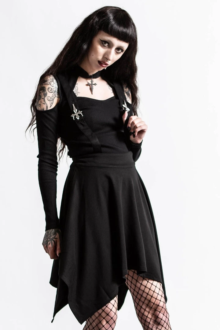 Killstar Aggie Suspender Skirt Clothing 3 Killstar Aggie Suspender Skirt Clothing