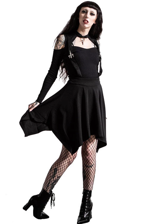 Killstar Aggie Suspender Skirt Clothing 1 Killstar Aggie Suspender Skirt Clothing