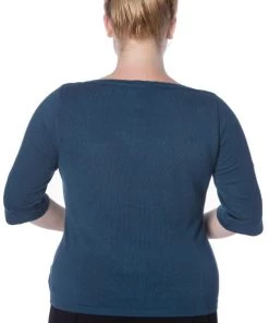 Banned Addicted Sweater In Teal