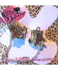 Kitty Deluxe Cardigan Clips In Anchor Star Design