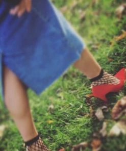 Pamela Mann Hosiery Winter Pamela Mann Large Black Fishnet Ankle Socks