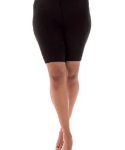 New Arrivals And Restocks Pamela Mann Hosiery Curvy Super-Stretch Anti Chafing Shorts 90 Denier Tights In Black