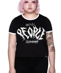 Killstar "Anti People" Ringer Tee T-Shirt