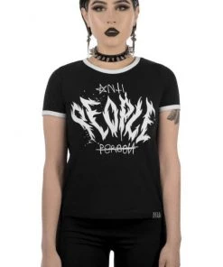 Killstar "Anti People" Ringer Tee T-Shirt