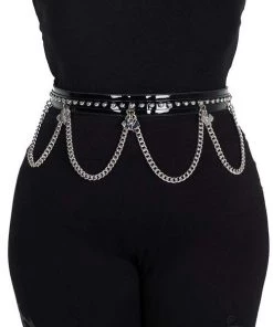 Killstar Bat Babe Gloss Black Statement Belt New Arrivals And Restocks
